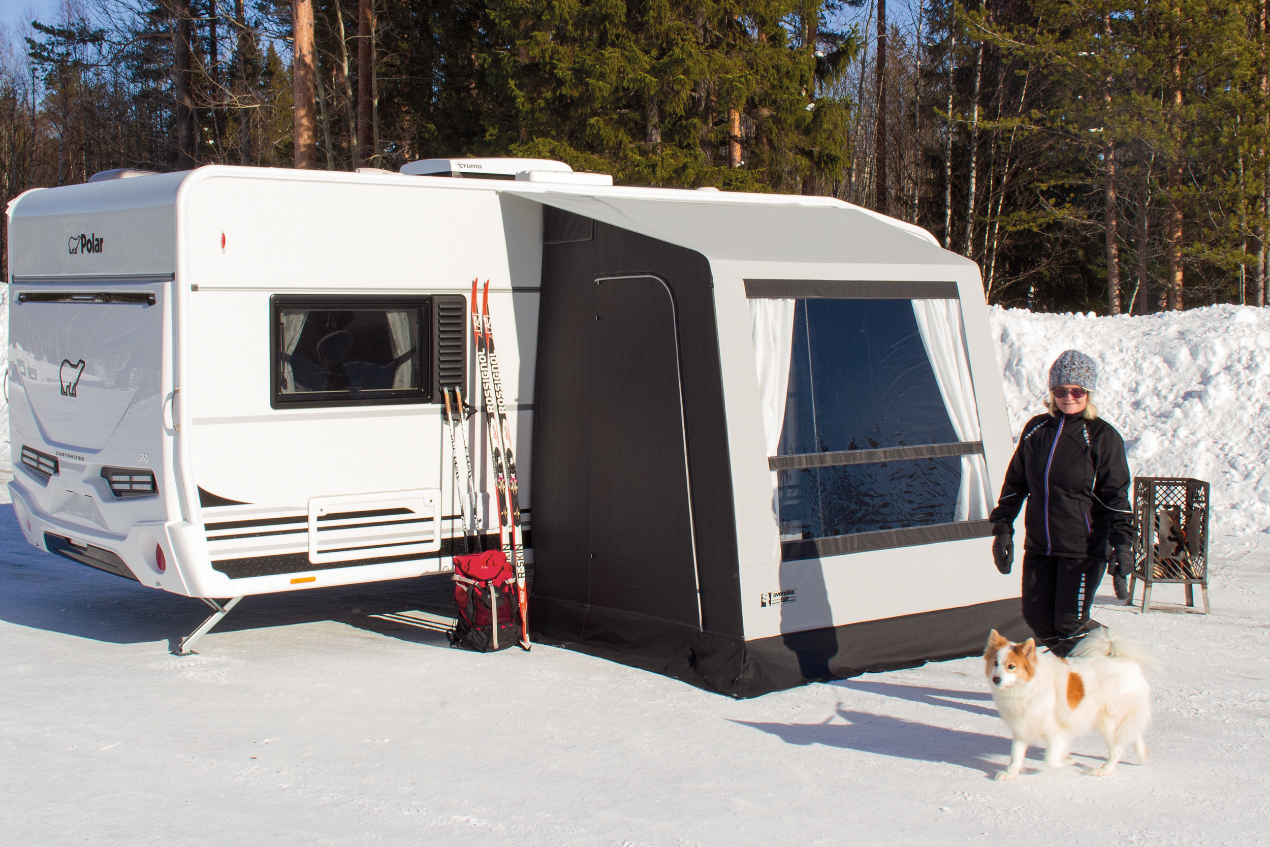 Förtält Husvagn Svenska Tält Förtält Svenska Tält Combi Lux | Vintertält Förtält | Camping